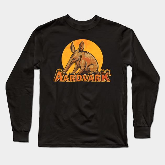 Aardvark Wildlife Long Sleeve T-Shirt by Deep Box